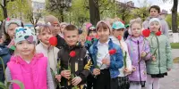 Возложение цветов к памятнику Л.Чаловской