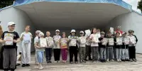Торжественное закрытие смены в пришкольном лагере "Улыбка"