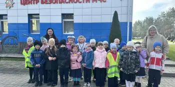 Азбука безопасности: первоклассники в гостях у Борисовского ГРОЧС